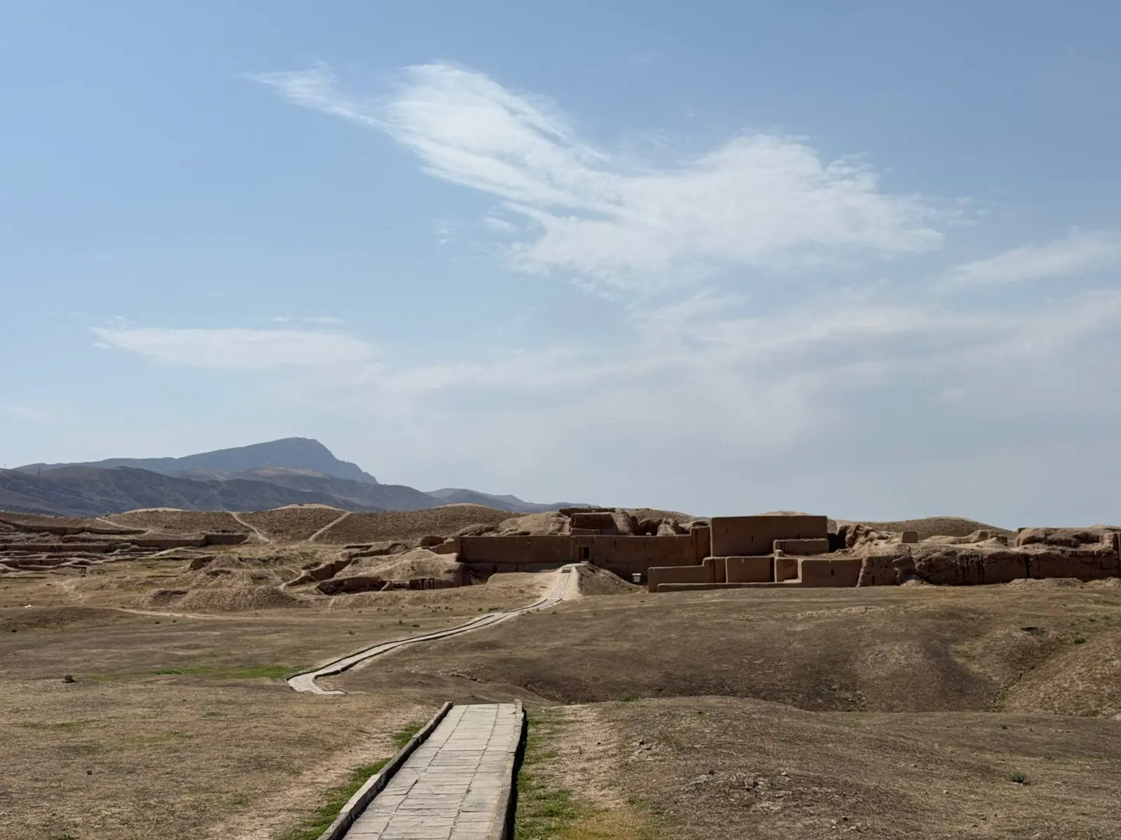Ancient archaeological landscape in Turkmenistan